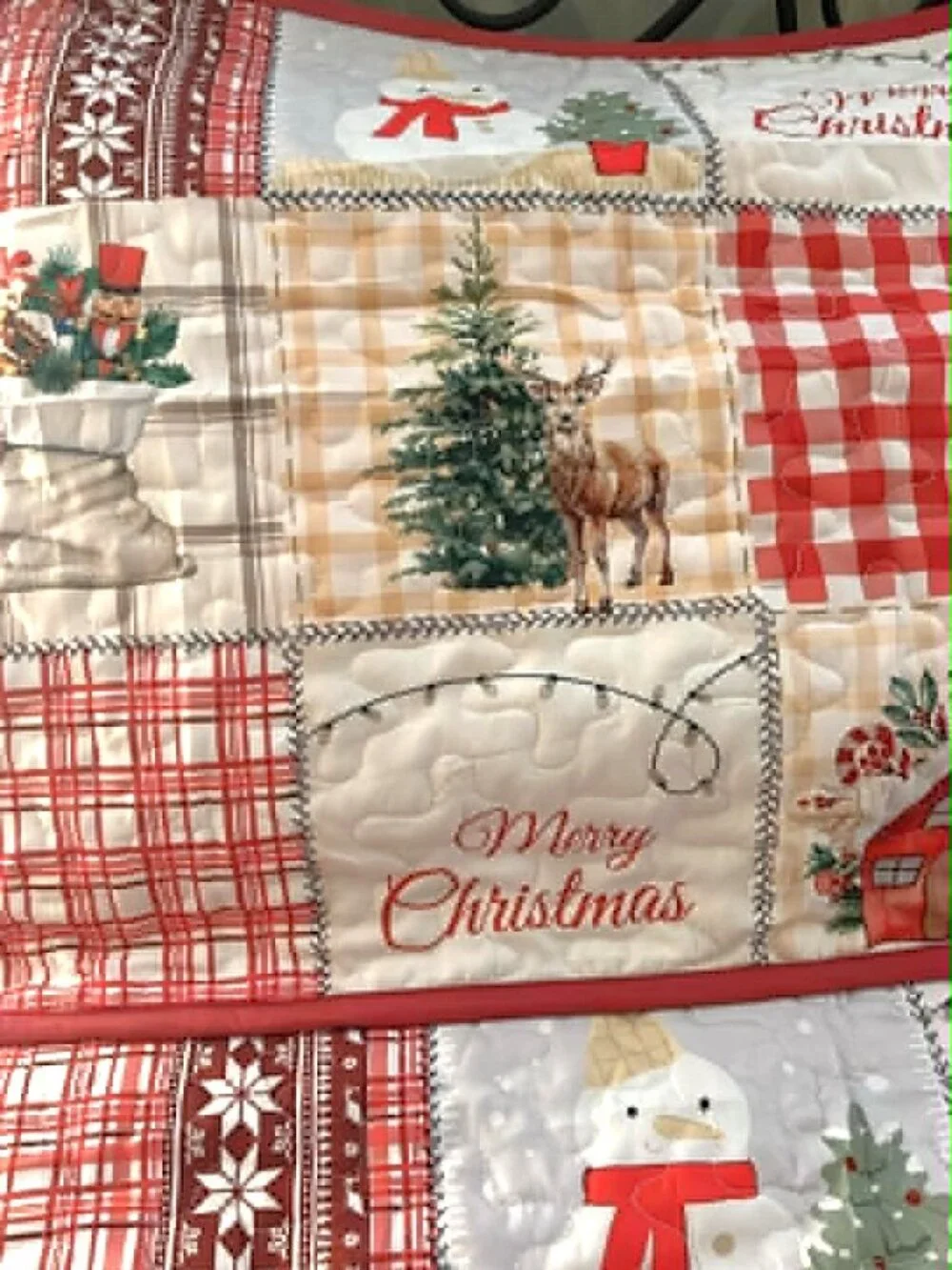 King Size Christmas Comforter Set — New Without Tags